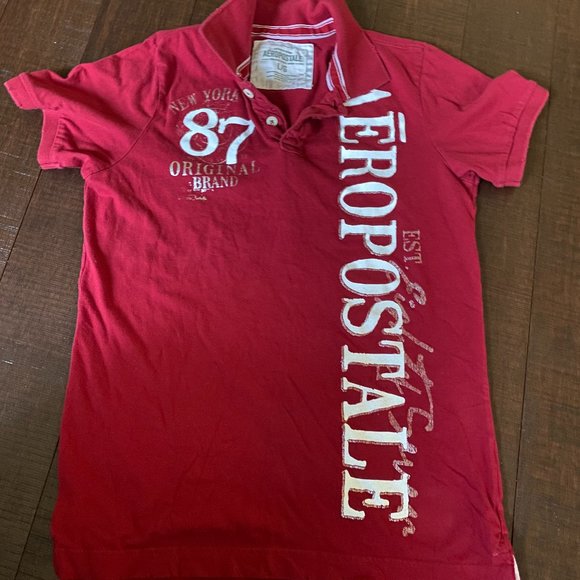 Aeropostale red large mens - Picture 2 of 2
